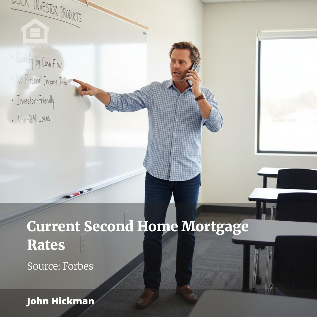Current Second Home Mortgage Rates