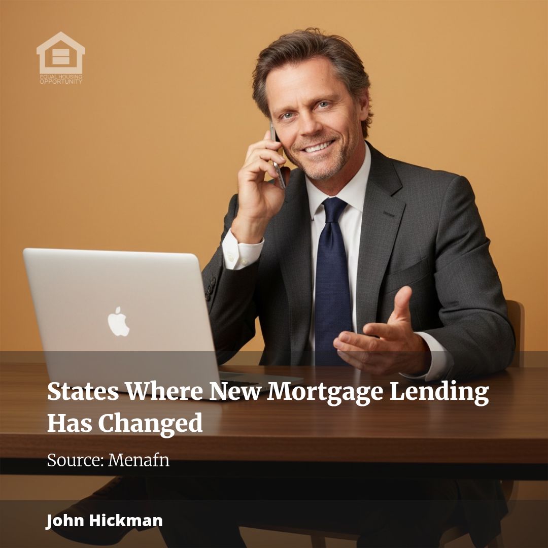 States Where New Mortgage Lending Has Changed