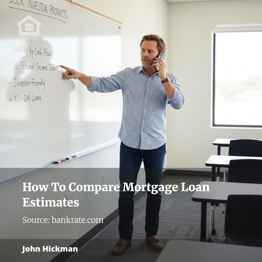 How To Compare Mortgage Loan Estimates